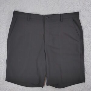 FootJoy Golf Shorts Mens 40 Black Flat Front Stretch Regular Fit Performance
